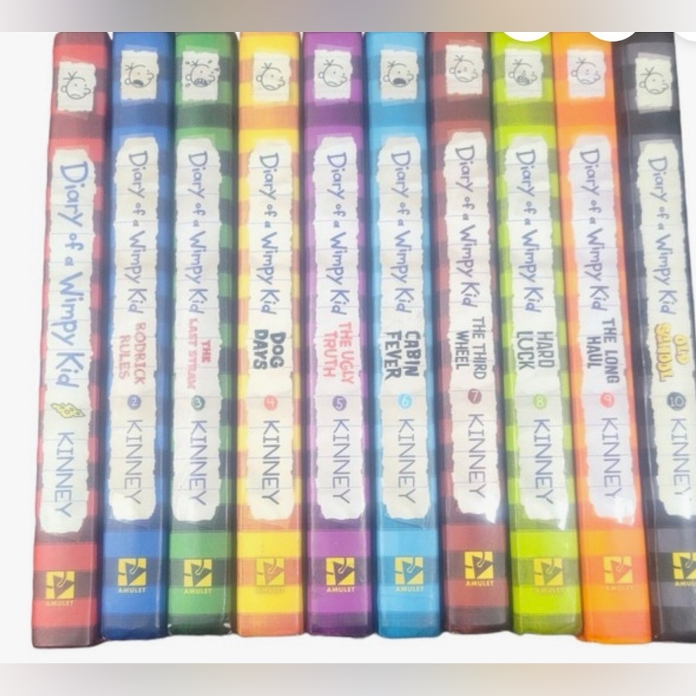 Diary of a Wimpy Kid Hardcover Book Set - 1-10